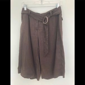 Theory linen blend shorts size 10 (L)